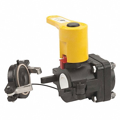Cam and Groove Hose Couplings with Shut-Off Valve image
